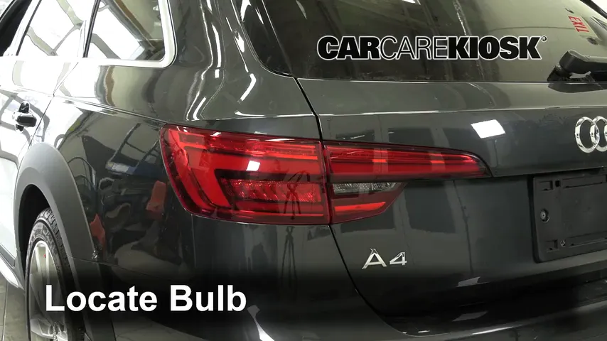 2017 Audi A4 allroad Premium Plus 2.0L 4 Cyl. Turbo Luces Luz de giro trasera (reemplazar foco)